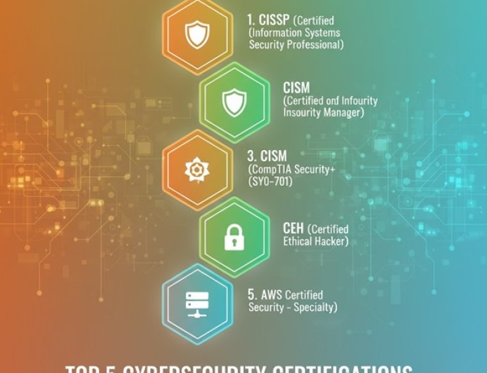 Top 5 Cybersecurity Certifications to Boost Your Career in 2025