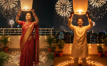 Create Diwali Celebration Photos with Your Own Face Using AI | Realistic & Festive Portraits