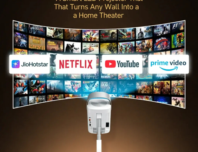 Portronics Beem 550 Review: A Smart LED Projector That Turns Any Wall Into a Home Theater