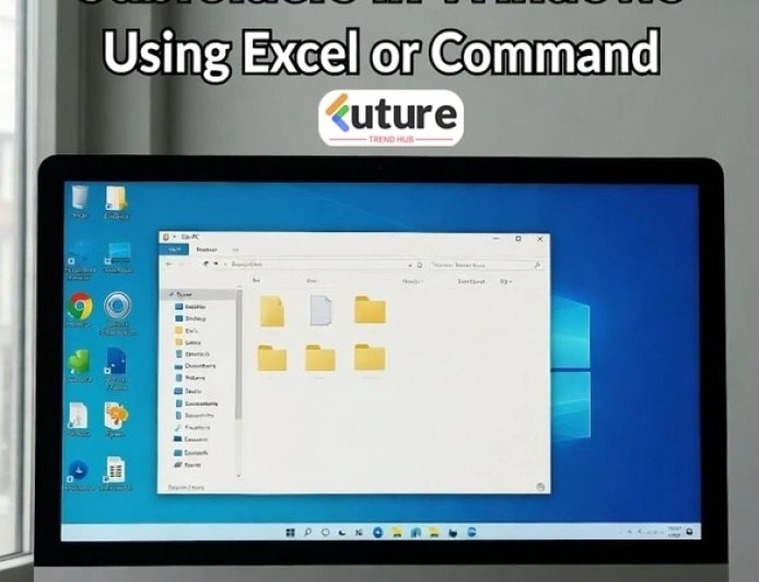 How to Automatically Create Folders and Subfolders in Windows Using Excel or Command — Example with Indian City Names