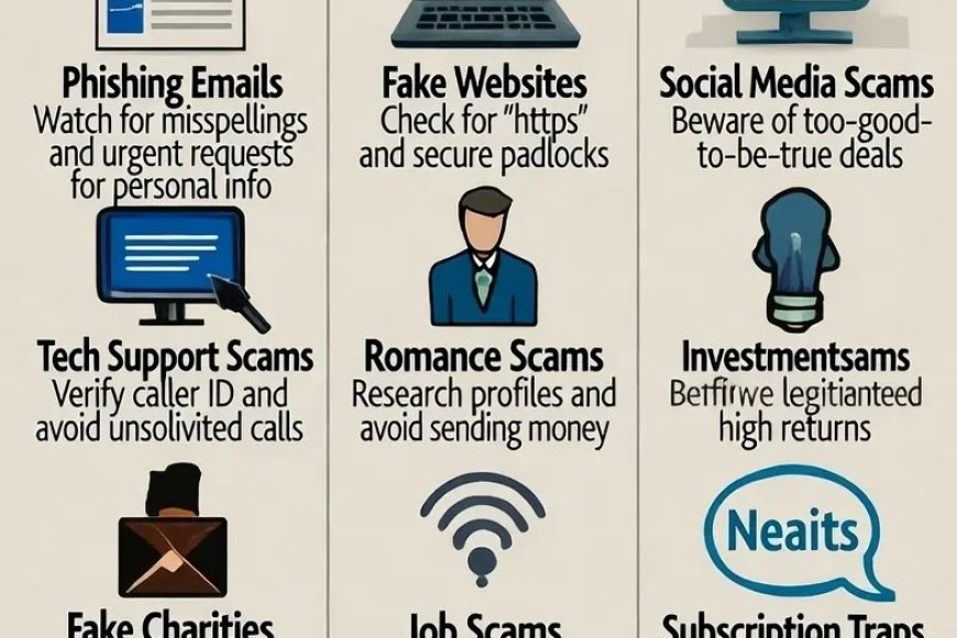 Top 10 Common Online Scams and How to Spot Them (2025 Guide)
