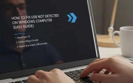 How to Fix USB Not Detected on Windows Computer (Easy Guide)