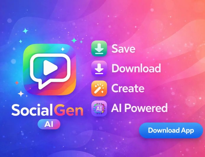 How to Use AI Caption Generator in SocialGen AI App