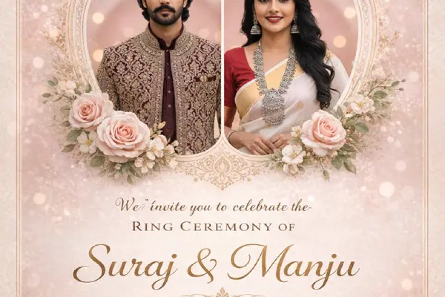 How to Create Engagement Invitation Cards Using Real Photos Without Face Alteration