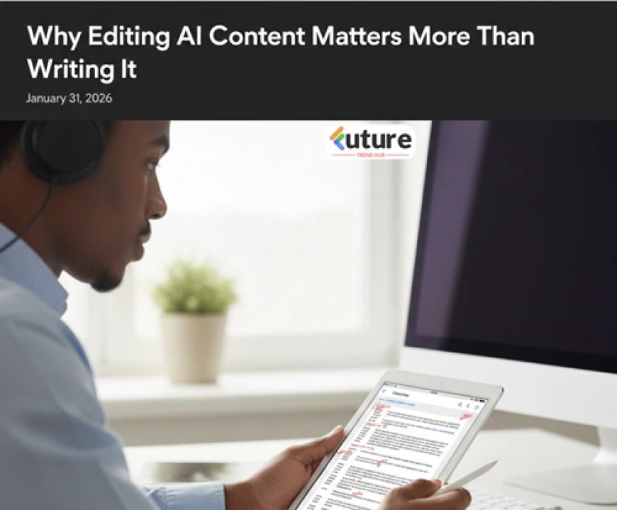 Why Editing AI Content Matters More Than Writing It ?