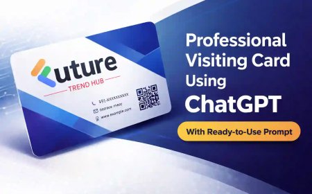 Professional Visiting Card Using ChatGPT Guide