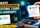 How to Design a Business Card in 10 Minutes Using ChatGPT (Step-by-Step Guide + Free Prompt)