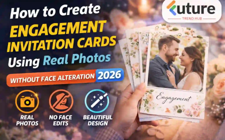 How to Create Engagement Invitation Cards Using Real Photos Without Face Alteration (2026 Guide)