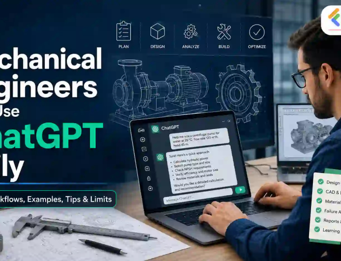 How Mechanical Engineers Can Use ChatGPT Daily in 2026: Practical Workflows, Examples, Prompts and Limitations